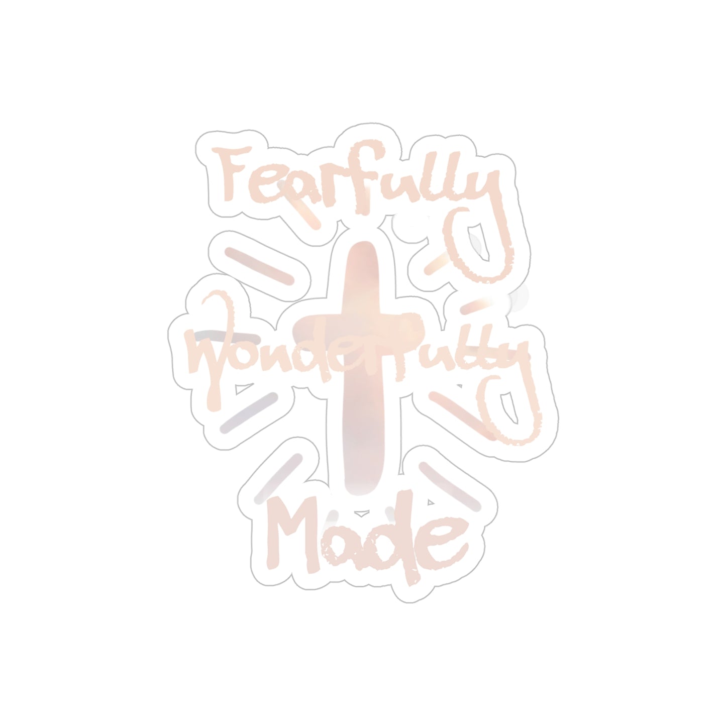 Psalm 139:14 Outdoor Sticker