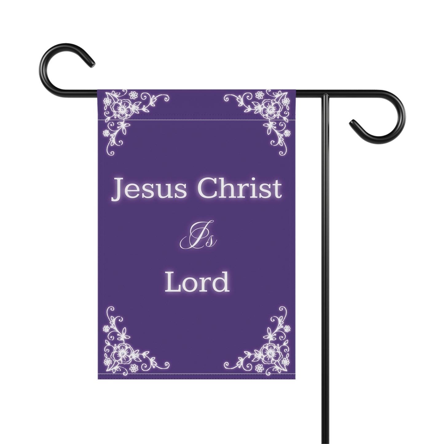Jesus Christ is Lord Garden and Home Banner