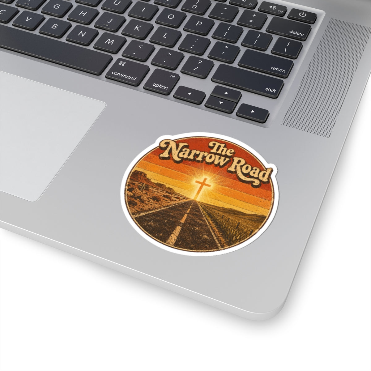 Matthew 7:14 The Narrow Road Vinyl Sticker