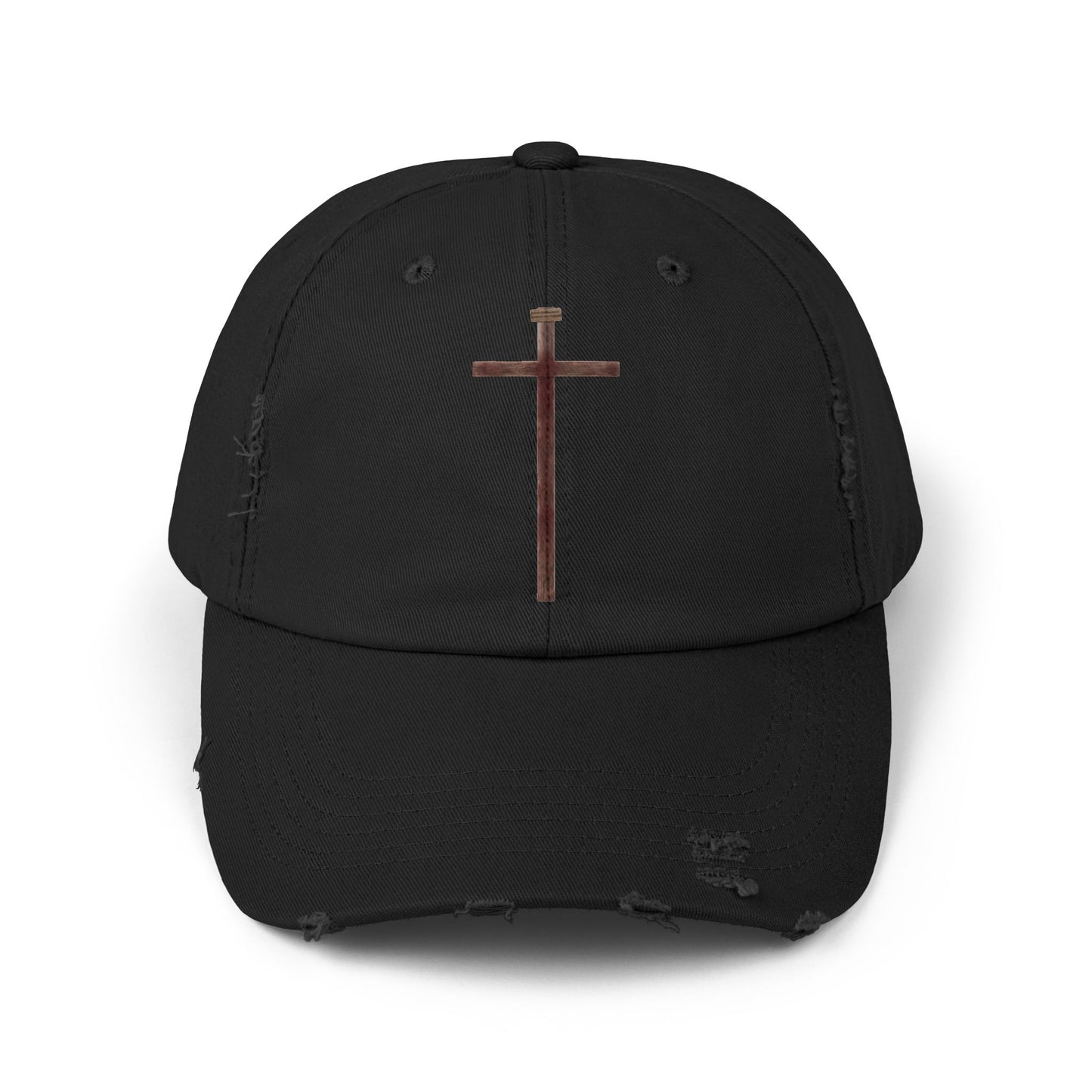 Rugged Cross Distressed Cap