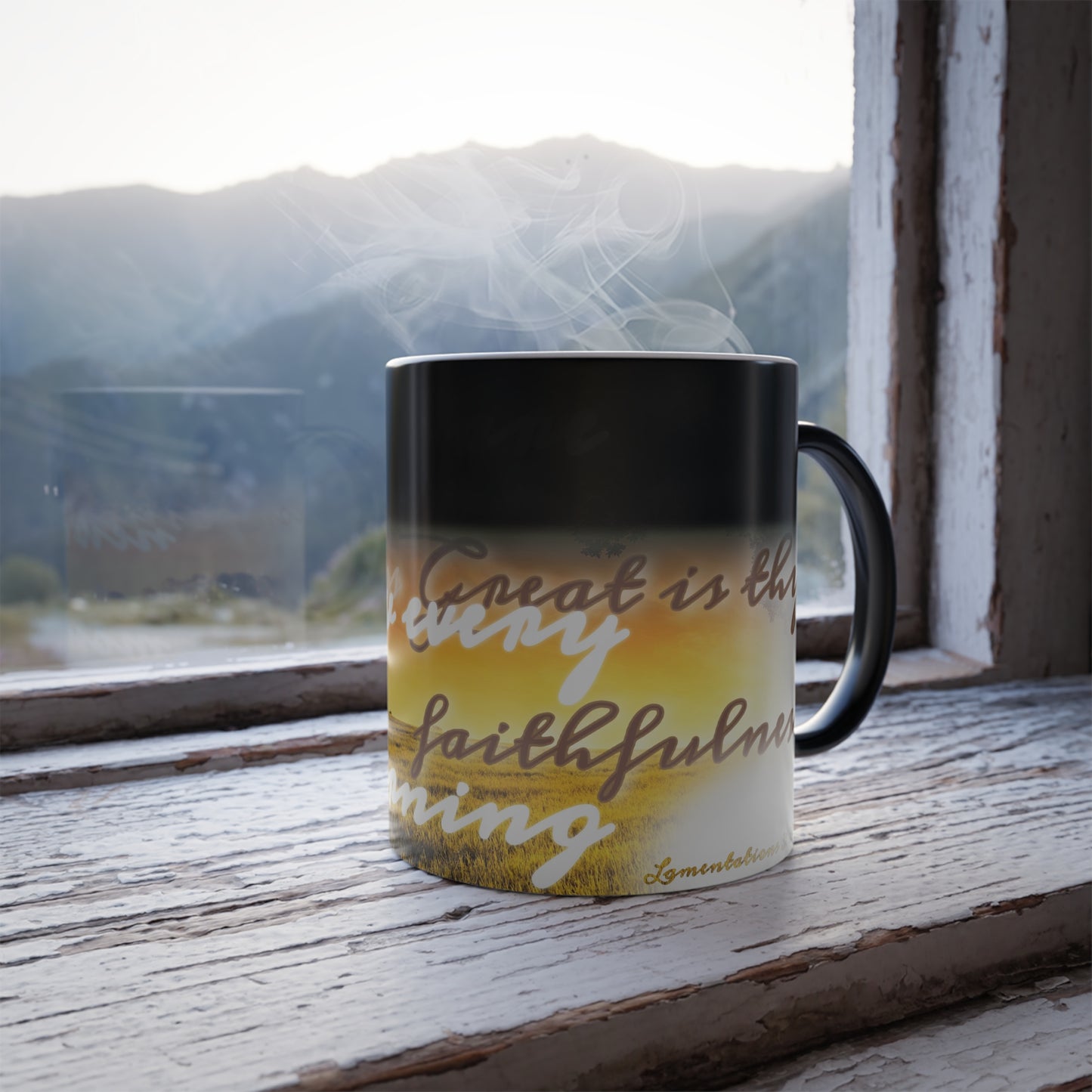 Lamentations 3: 22-23 Mug [Color Morphing]