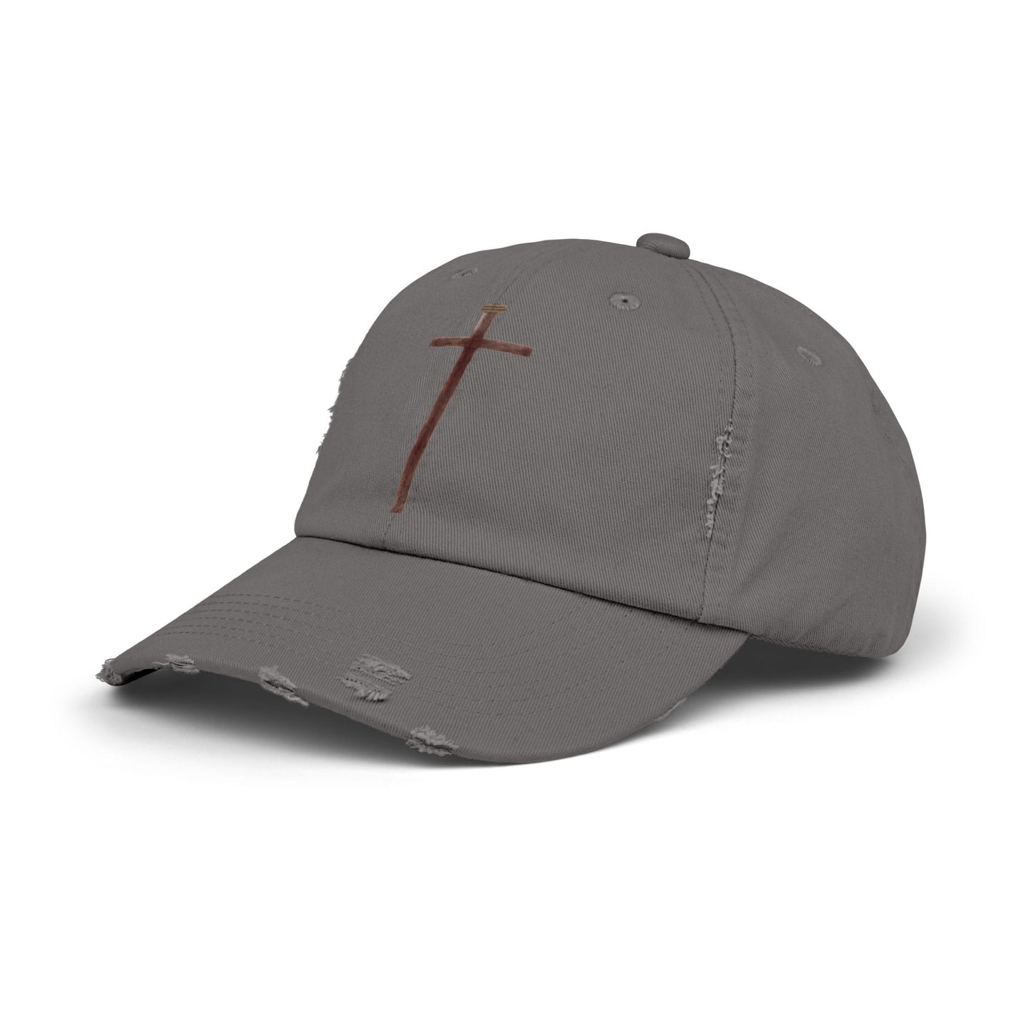 Rugged Cross Distressed Cap