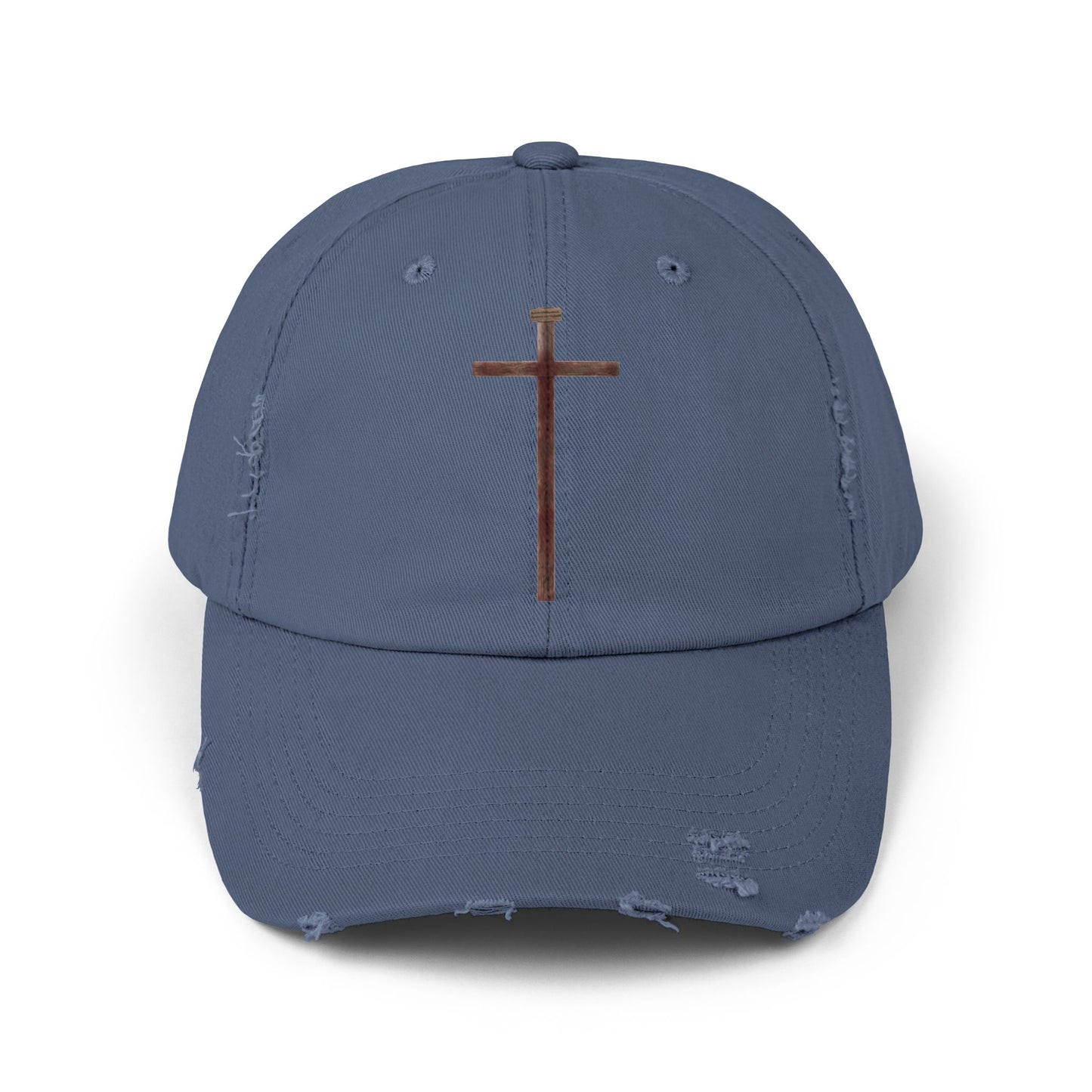 Rugged Cross Distressed Cap