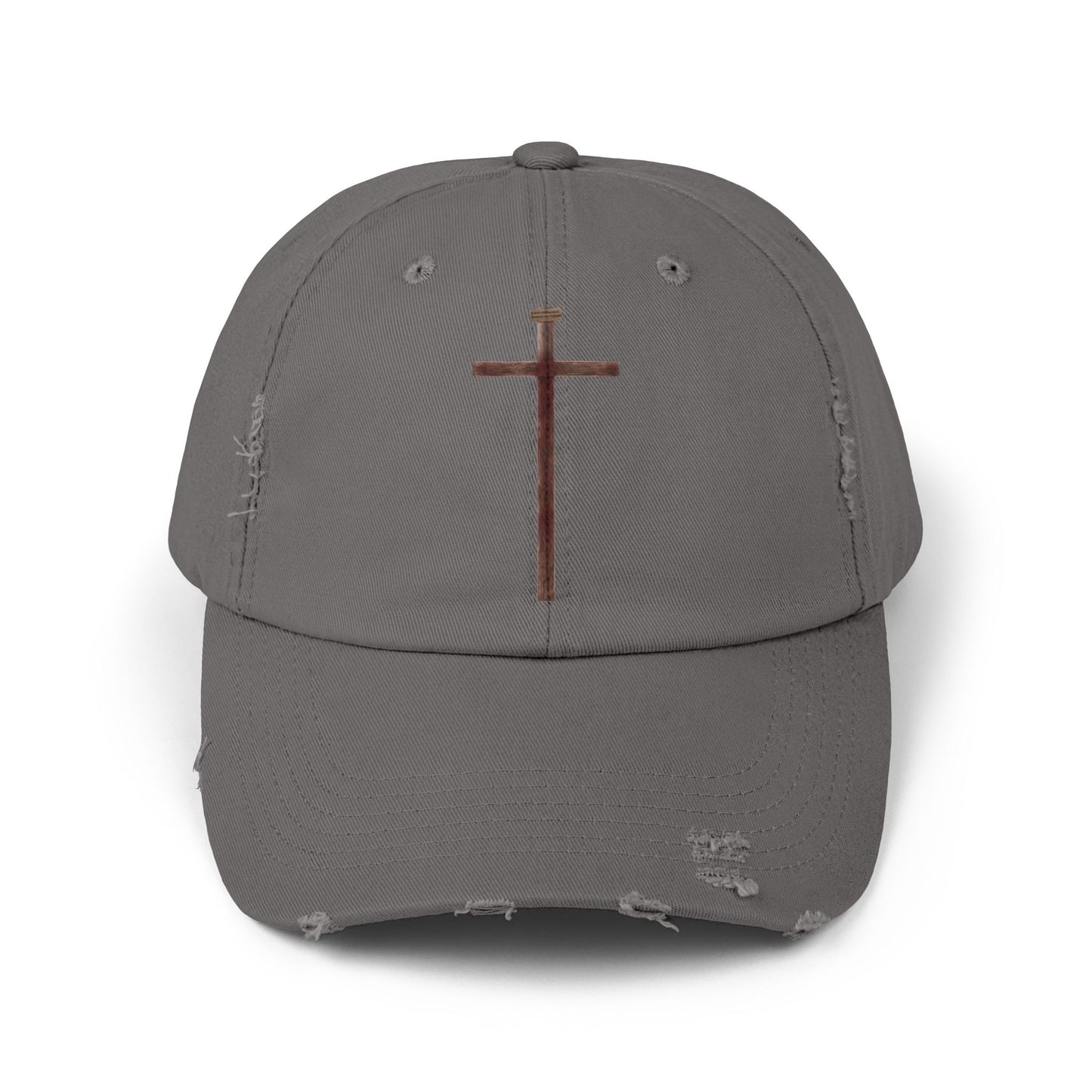 Rugged Cross Distressed Cap