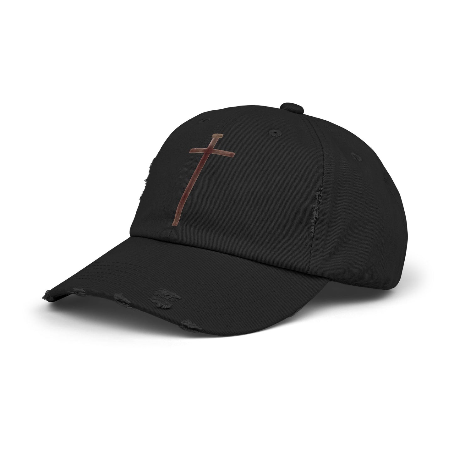 Rugged Cross Distressed Cap