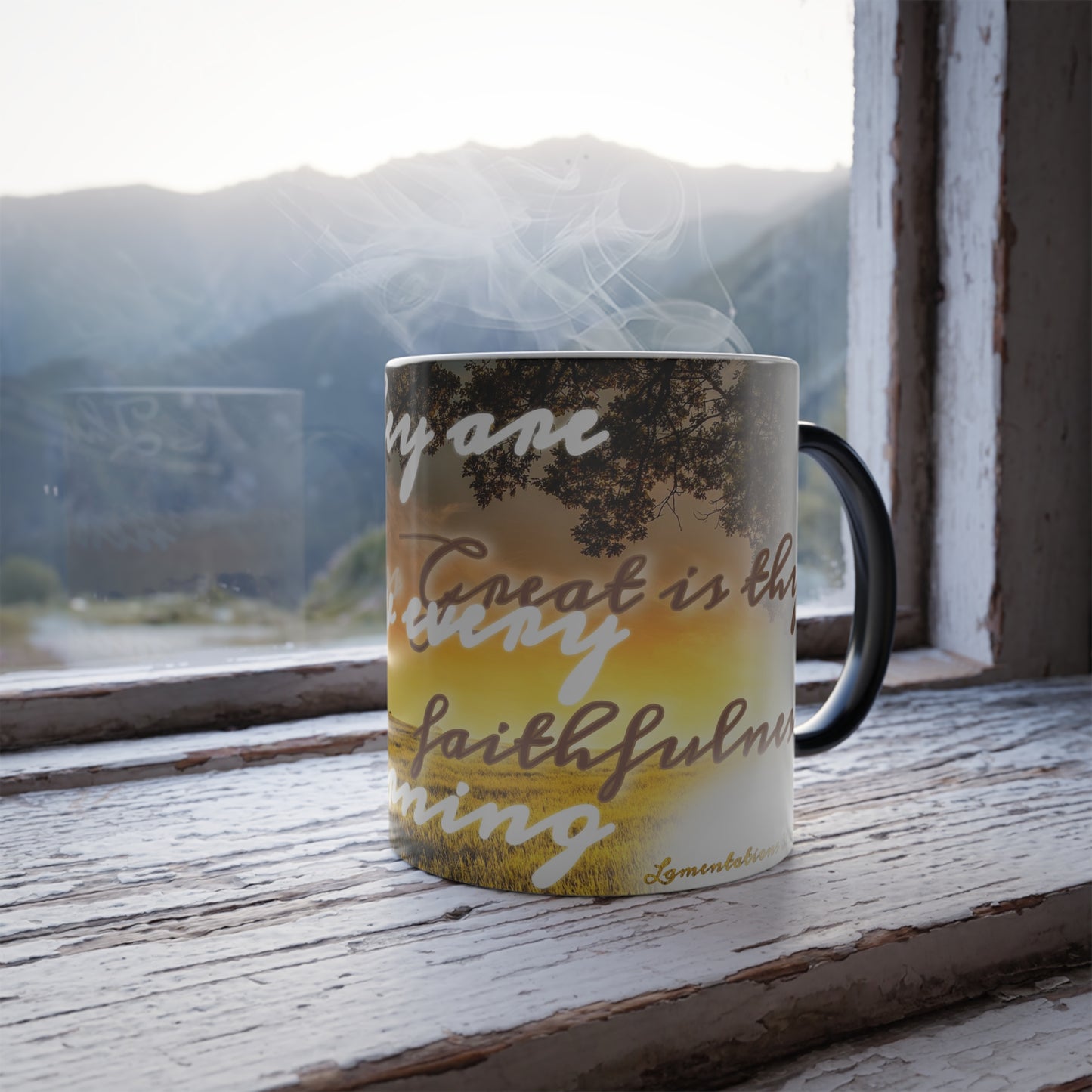 Lamentations 3: 22-23 Mug [Color Morphing]