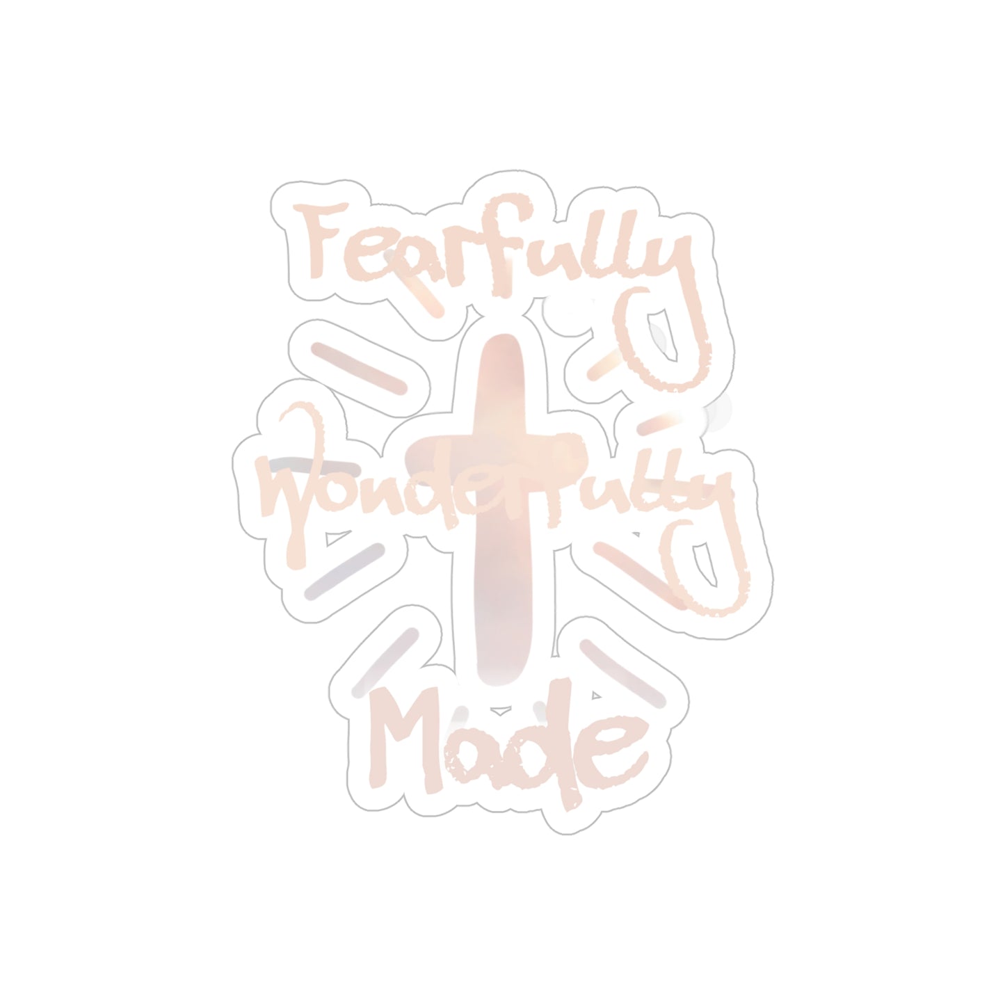 Psalm 139:14 Outdoor Sticker