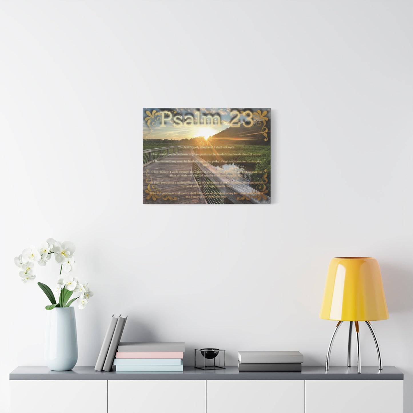 Psalm 23 Canvas Wall Art