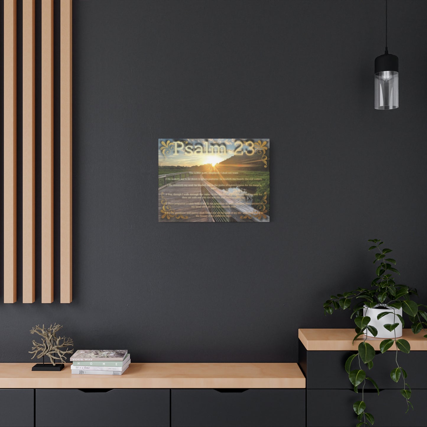 Psalm 23 Canvas Wall Art