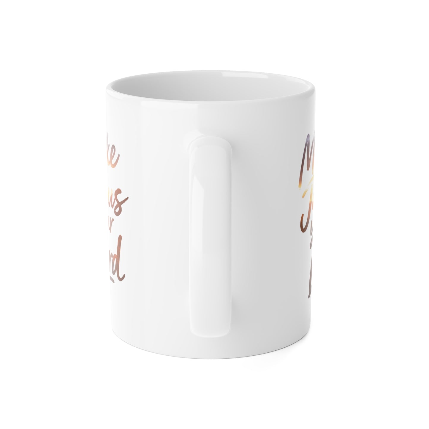 Revelation 3:20 Make Jesus Your Lord Ceramic Mug
