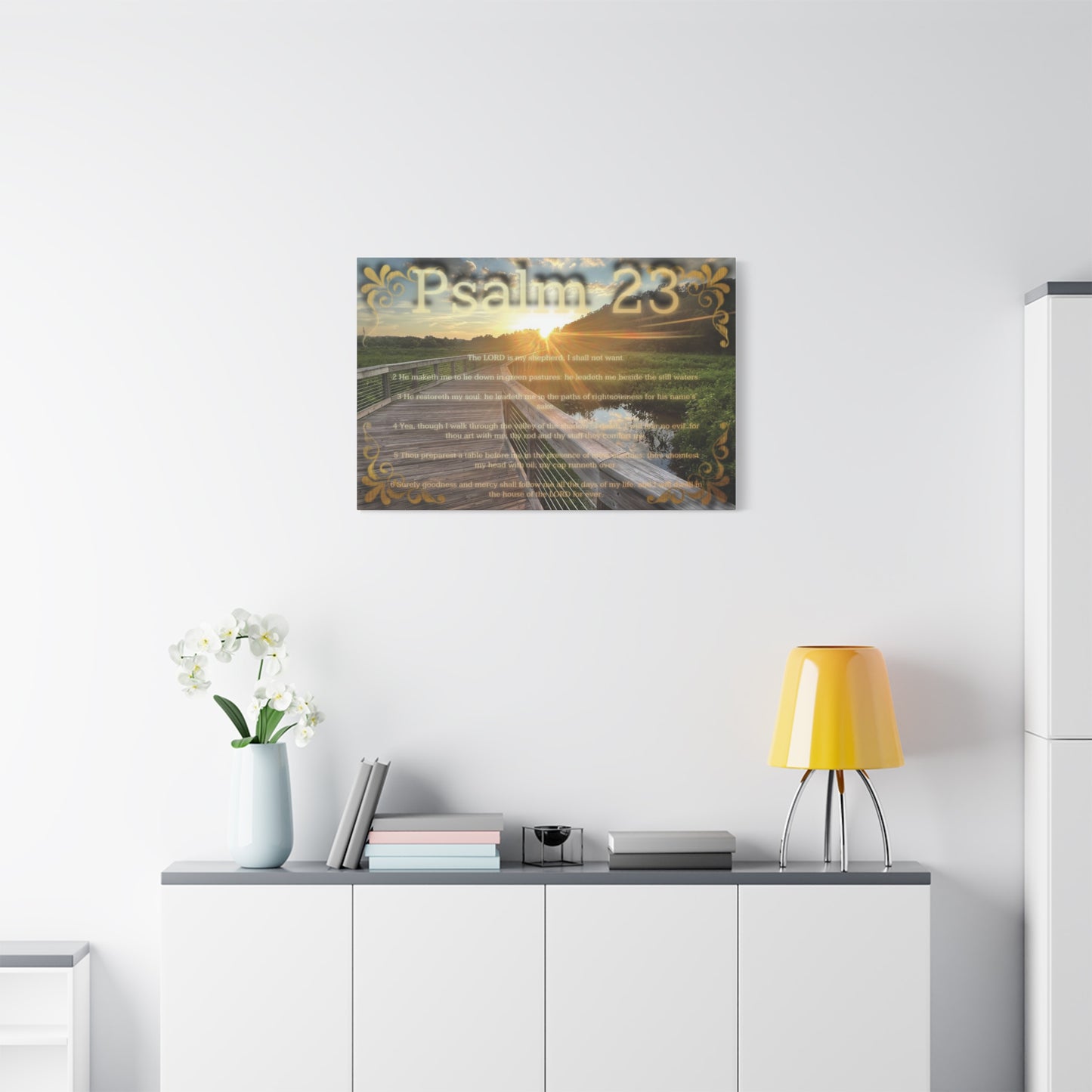 Psalm 23 Canvas Wall Art